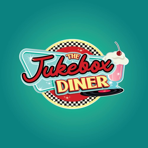 A vintage and fun 1950s-inspired diner logo Design by SHEE-GAA