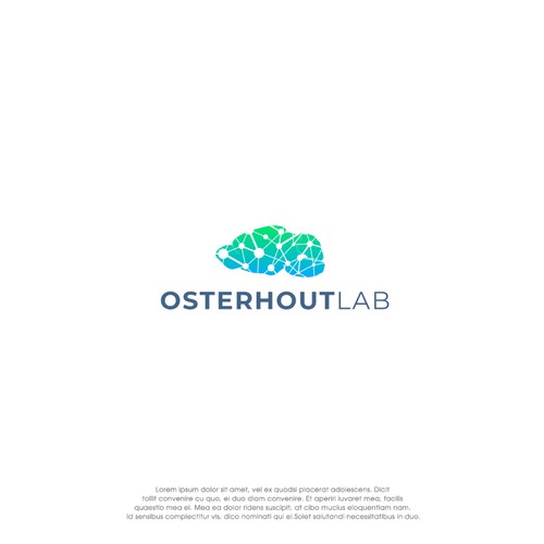 Logo for a scientific lab studying how the immune system communicates with the brain Design by oakbrand™