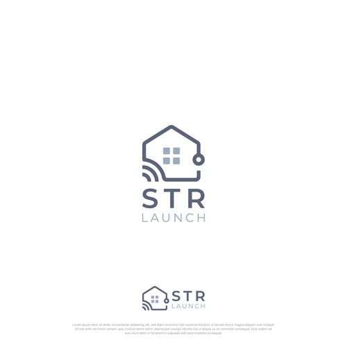 Short Term Rental SAAS Company Logo Design by Nick Camastra