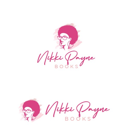 Romance author logo Design by veluys