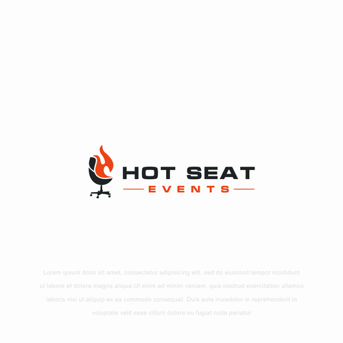 Diseño de Impactful Logo For 'Hot Seat Events' – Learn from Industry Experts Through Livestreams & Events. de colorworks™