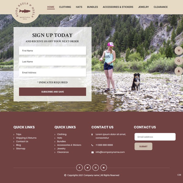 Design by Hamza Sittar titled "WordPress Website design"