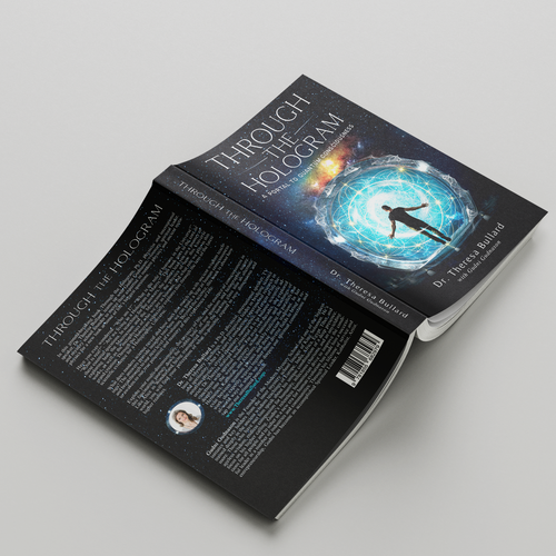 Futuristic Book Cover Design for Science & Spirituality Genre Design por H-Izz Design