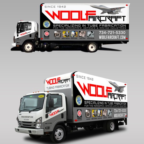 Design our box truck wrap! Design by Syn·o·nym