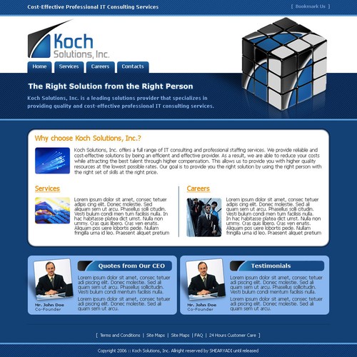 $500.00 Website template (Design only) Design by Shearyadi