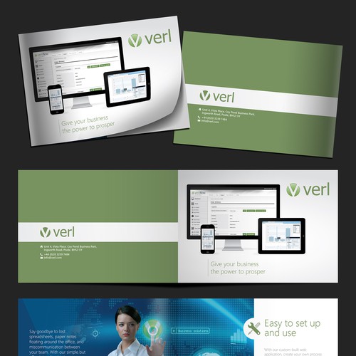 Process and Workflow Management Software Brochure Design by Vectogravic