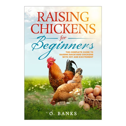 Diseño de An attractive book cover design for beginners to chicken raising de J*U*L