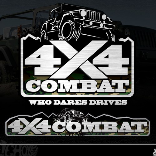 logo for 4x4 COMBAT Design by RA_Graphics