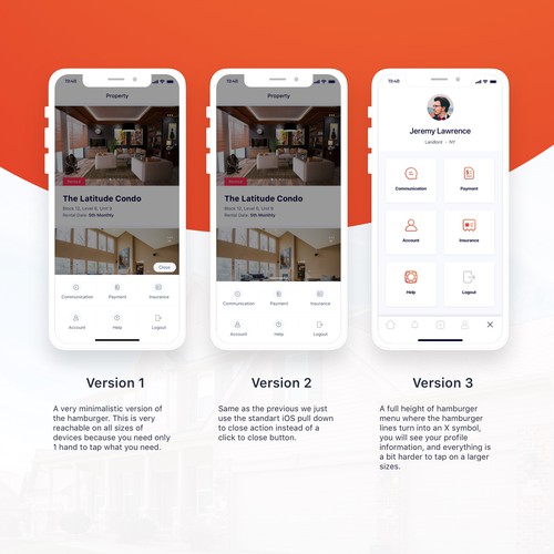 Property Rental App needs UI/UX designs Design by JeliazkovDesign