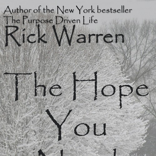 Design Rick Warren's New Book Cover Design by KellyRae