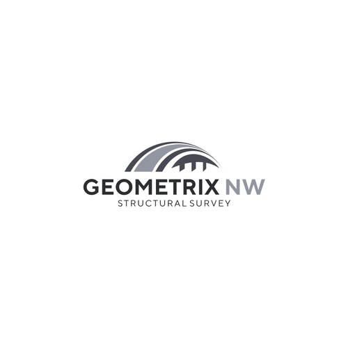 Bridge Construction Logo for Geometrix NW Design by Joedsign™
