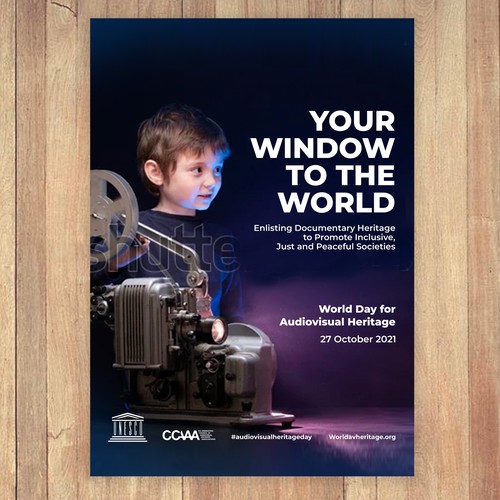 Poster Design for a worldwide audiovisual event Design by designat1892