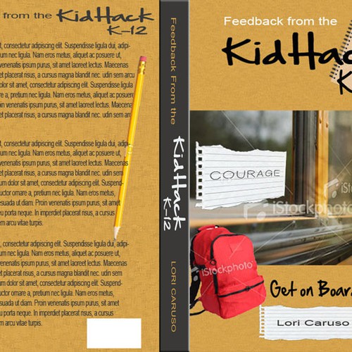 Help Feedback from  the Kidhack  K-12 by Lori Caruso with a new book or magazine cover Design von VortexCreations