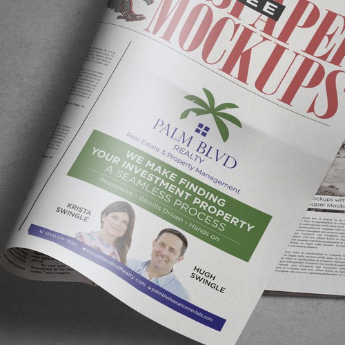 Newspaper Ad Design por Sketch Media™