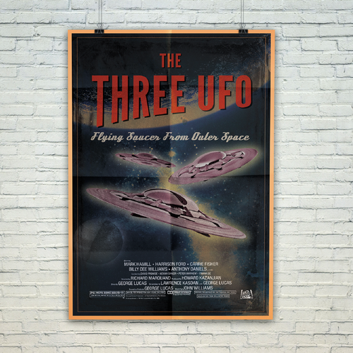 Create your own ‘80s-inspired movie poster! Design by squide