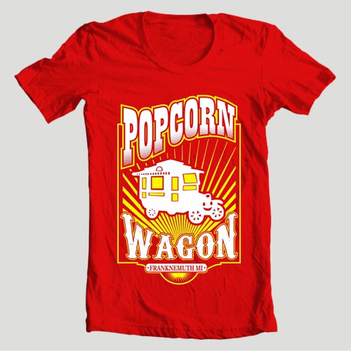 Help Popcorn Wagon Frankenmuth with a new t-shirt design Diseño de Arace