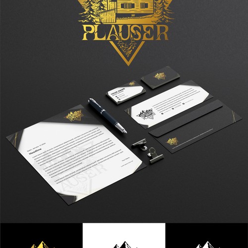 Logo & brand identity pack contest entry by aye_design