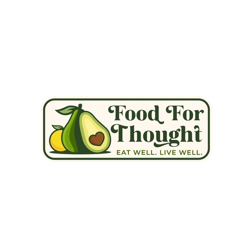 Fresh, Playful Island-Inspired Logo for Food For Thought – Organic Café & Market in the Florida Keys Design by norzone