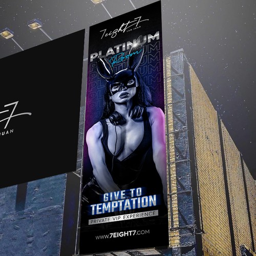 Billboard for a Nightclub and Gentlemen’s Club-ontwerp door J0taeMe_