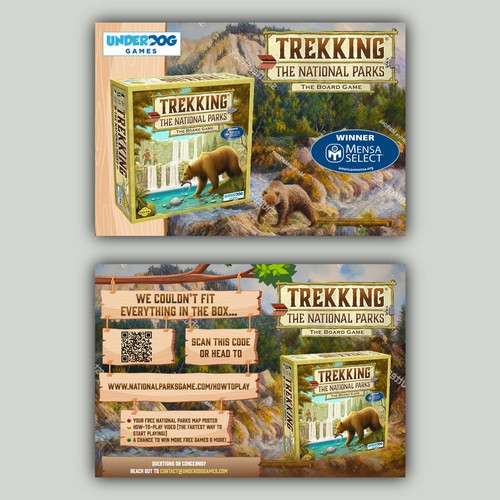 Looking for a Great Postcard for our National Parks game! Design by allMarv