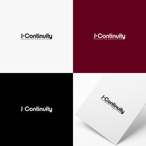 "Logo design for JContinuity — a Jewish nonprofit advancing Jewish continuity" winning Logo design
