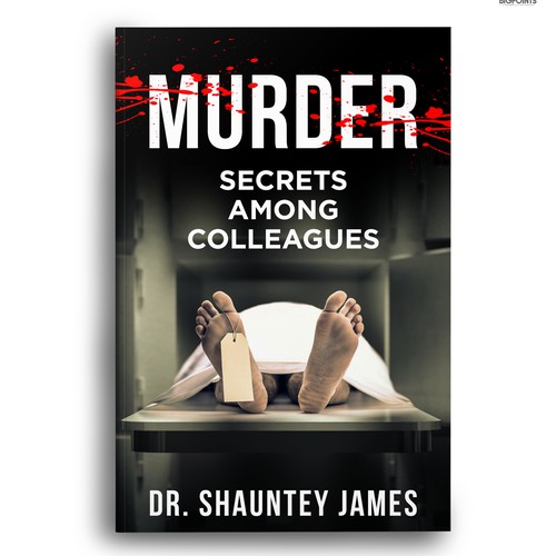Cover for a classic murder mystery where secrets and lies fly among college professors Design by Bigpoints