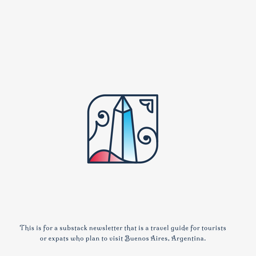 Logo for Substack Publication about Buenos Aires Design by FoxPixel