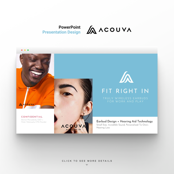 Startup presentation deck