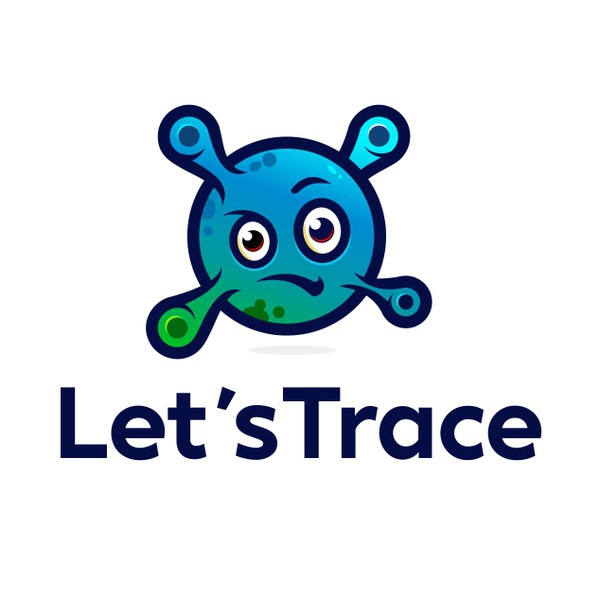 Design by R O B titled "Let's Trace: Contact tracing app for COVID-19!"