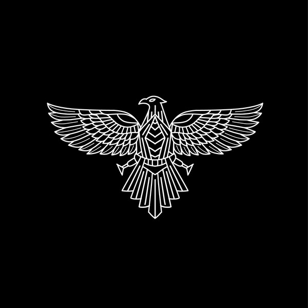 Design by Refis ♠️ titled "eagle line art"