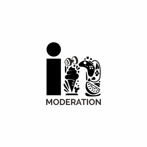 Update a logo for a fun health based podcast - In Moderation Design by rifzdesign