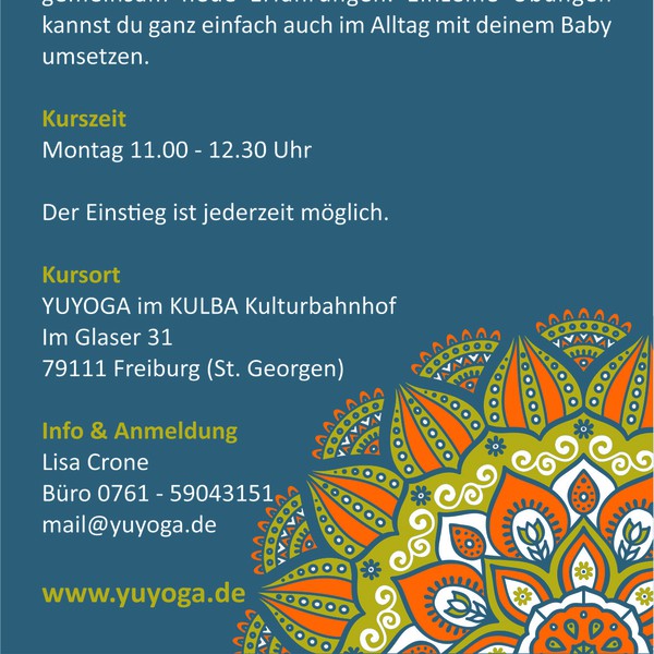 Flyer design for YUYOGA