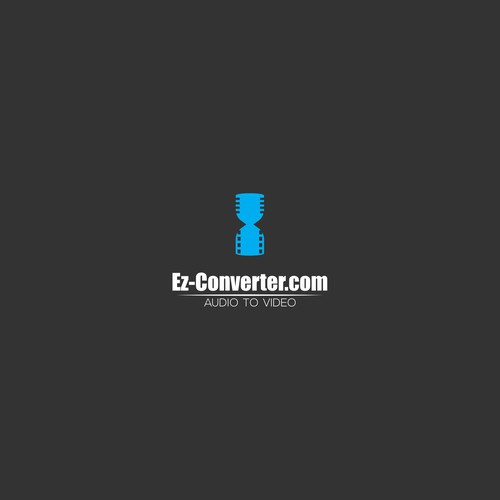 ez-converter logo: audio to video Design by Alam_H