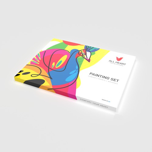 Paint By Numbers box design. Colourful attention-grabbing. Detailed description provided. Design réalisé par baugaus