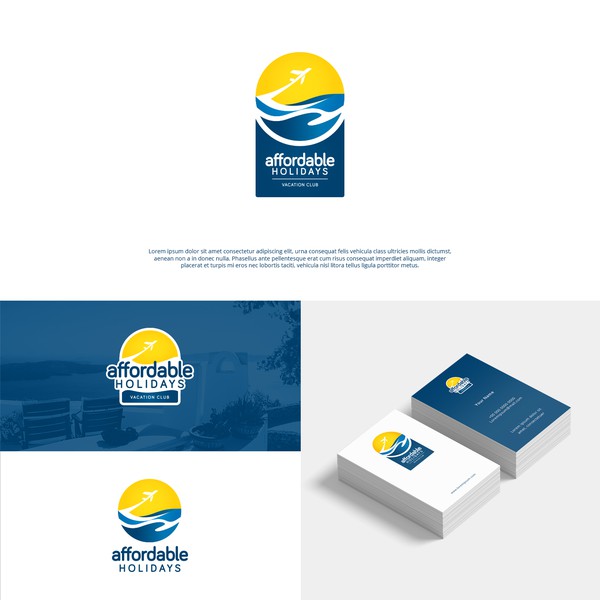 new logo concept for a luxury travel club