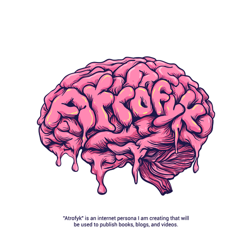 Help me melt brains with a logo representing my internet persona Design réalisé par jacondsign