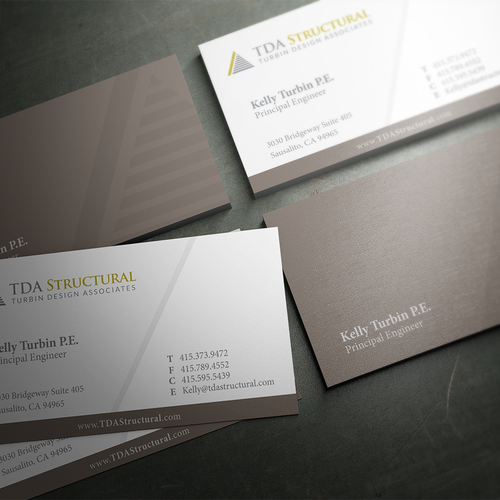 Modern Professional Business Card for a Structural Engineering Company Design by HYPdesign