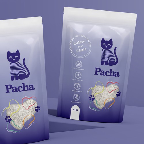 Cat Litter startup Minimalistic packaging - Contest Design by Inmyde