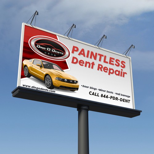 We Fix Dents banner Design by e^design