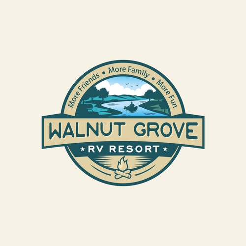 New Logo & Brand for a Fun Family Campground in Ohio, USA Design by cristo04