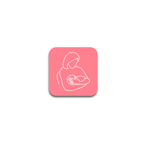 App icon for breast feeding app Design by K-Art Lab