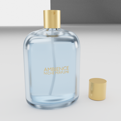 Niche perfume bottle design for unisex, 3D contest