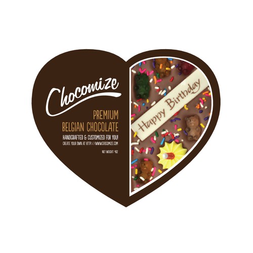 Designs | New heart-shaped product packaging wanted for Chocomize ...