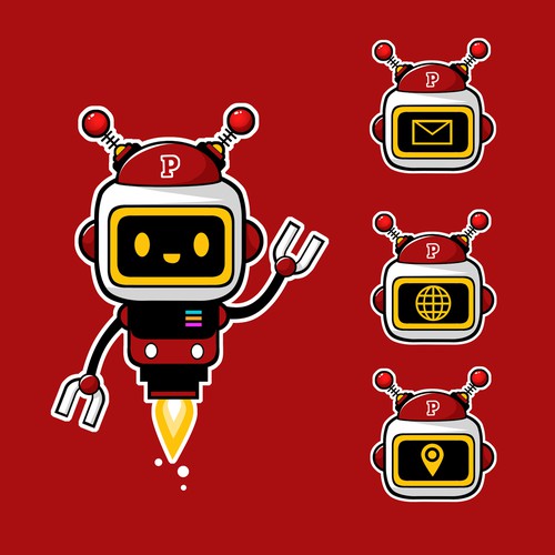 Need cute, friendly Robot mascot for mobile app. Design by tucity