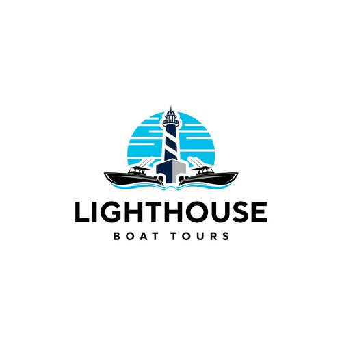 Lighthouse Boat Tours Design by The Last Hero™