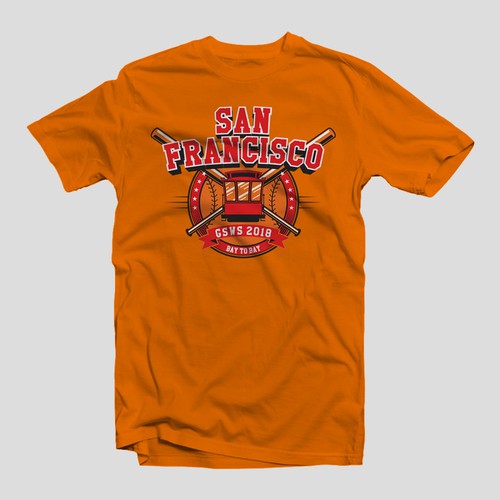 Design a Bold T-Shirt for San Francisco Athletes going to Softball World Series! Design by PanBun29