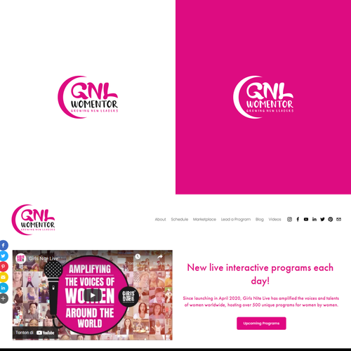 CREATIVE LOGO FOR WOMENS MENTORING BRAND Design by WaksArt©