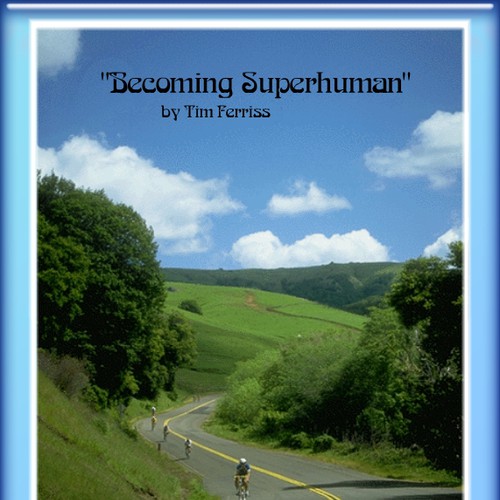 "Becoming Superhuman" Book Cover Diseño de Daniel D D