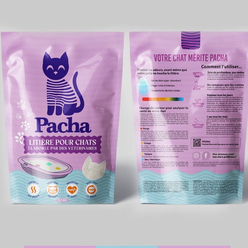 Cat Litter startup Minimalistic packaging - Contest Design von agooshe