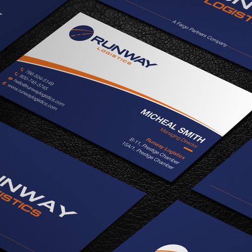 Design di Runway Logistics Business Card di ™SF_Design™